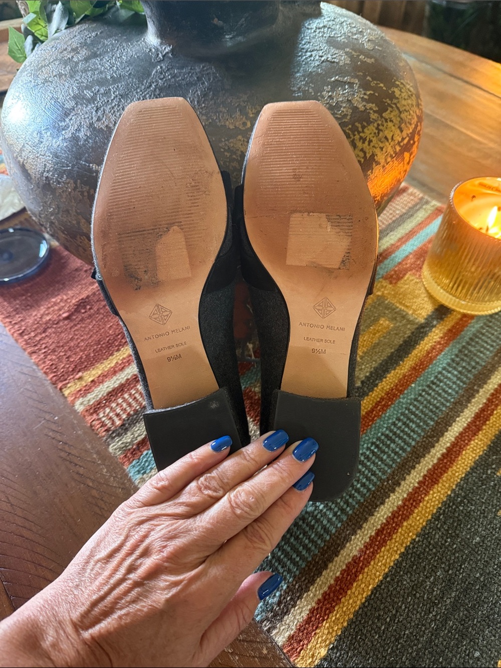 Gray Bow-Accent Women's Heels - Picture 4 of 6